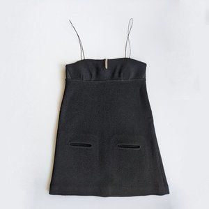 Alexander Wang black wool dress
